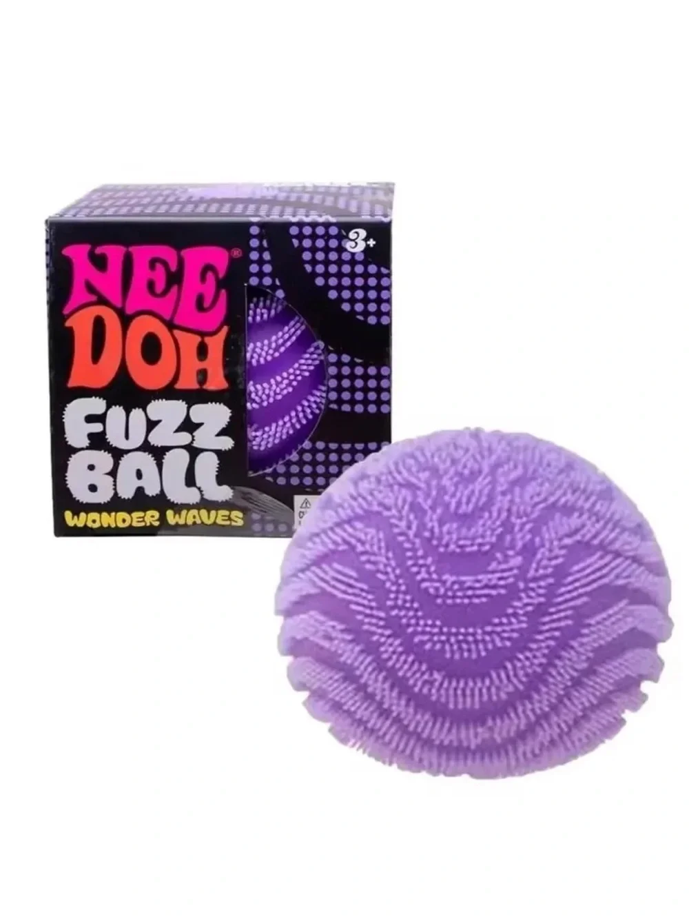 Schylling NEEDOH purple Fuzz Ball Wonder Waves